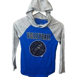 Justice Volleyball Hoodie Sweat shirt Size 12